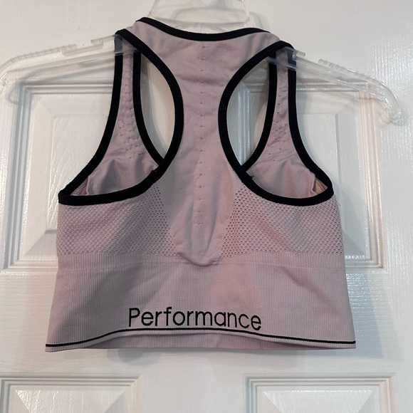 Calvin Klein Medium Impact Racerback Sports Bra - Picture 3 of 4